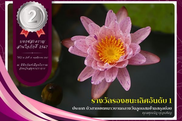 2รางวัลรองชนะเลิศลำดับที่ 1